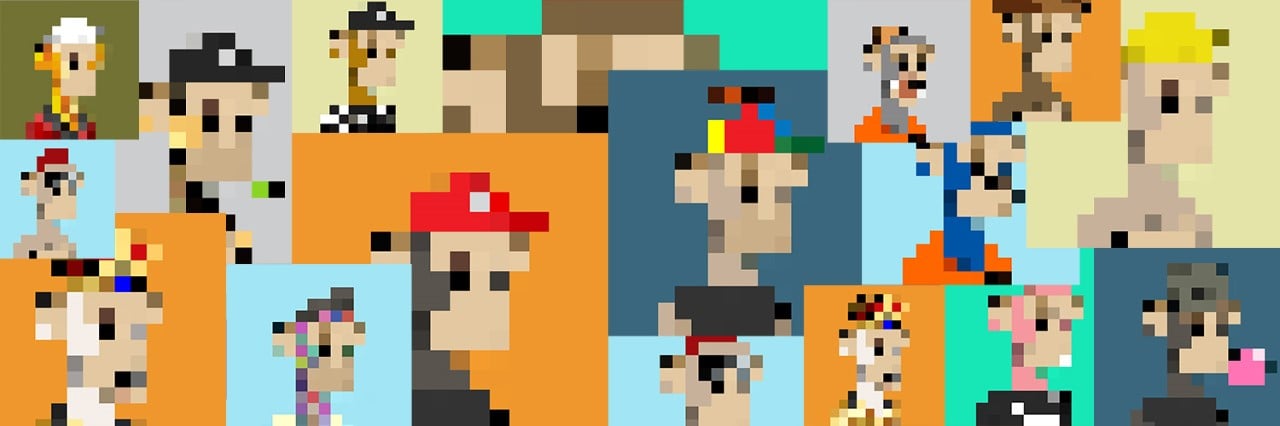 Profile banner of collection PIXELS APES