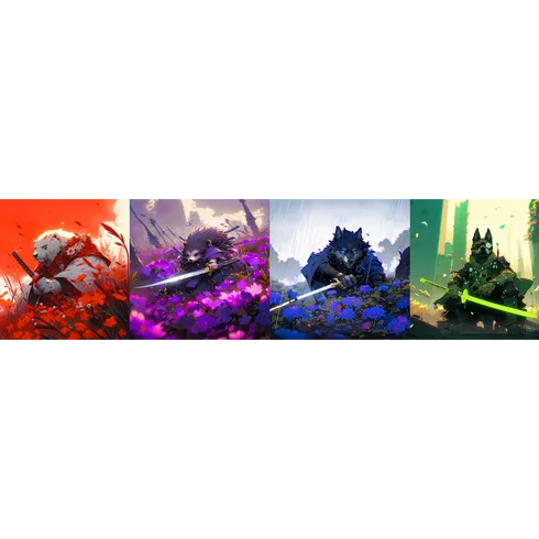 Profile banner of collection Samurai Animals Evolution (SAE)