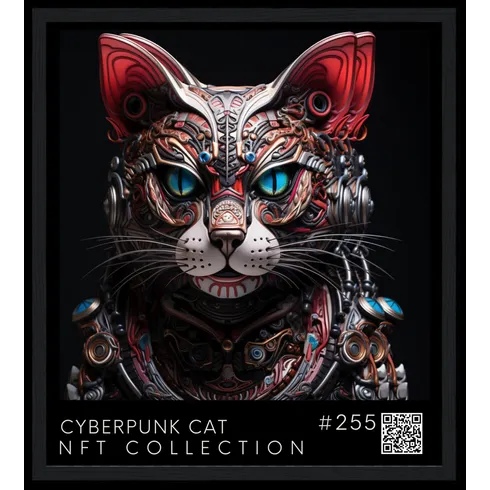 Picture of Collectible Cyberpunk Cat #1