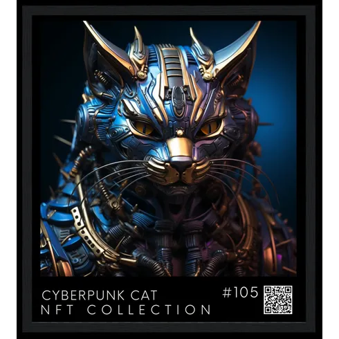 Picture of Collectible Cyberpunk Cat #2