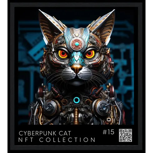 Picture of Collectible Cyberpunk Cat #9