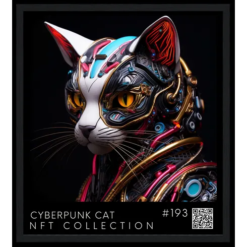 Picture of Collectible Cyberpunk Cat #12