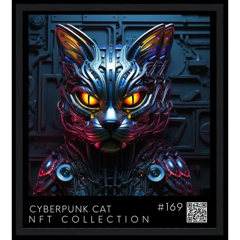 Picture of Collectible Cyberpunk Cat #13