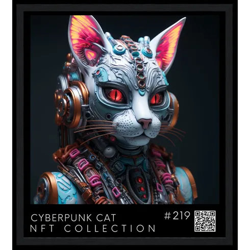 Picture of Collectible Cyberpunk Cat #14