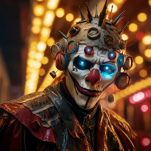 Picture of Collectible Cyberpunk Clown #6