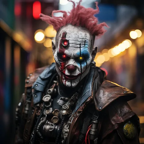 Picture of Collectible Cyberpunk Clown #35