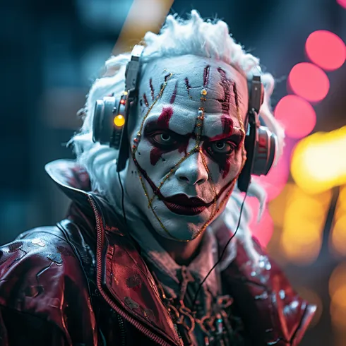 Picture of Collectible Cyberpunk Clown #41