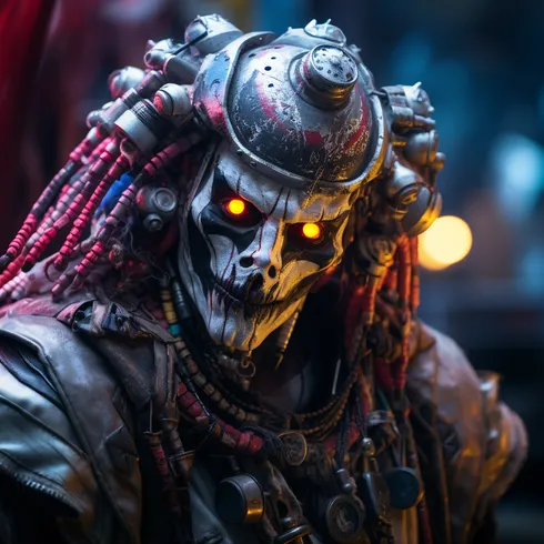 Picture of Collectible Cyberpunk Clown #48