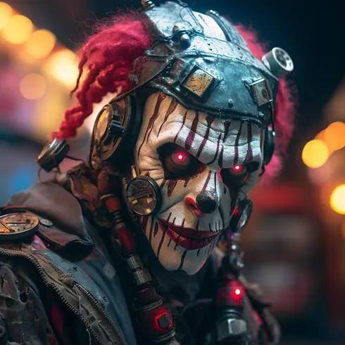 Picture of Collectible Cyberpunk Clown #51