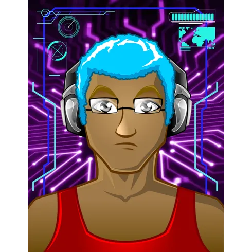 Picture of Collectible Cyber Gamer #38