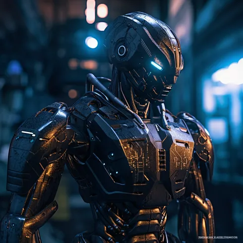 Picture of Collectible Cyberpunk Robot #141