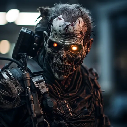 Picture of Collectible Cyberpunk Zombie #34