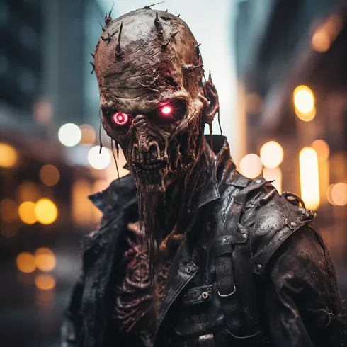 Picture of Collectible Cyberpunk Zombie #42